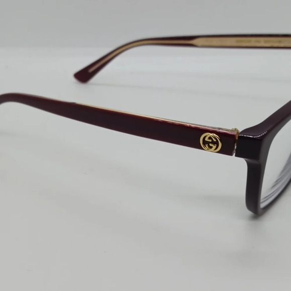 RX-ABLE WOMEN'S GUCCI EYEGLASS FRAMES GG03120 BURGUNDY - Picture 5 of 7